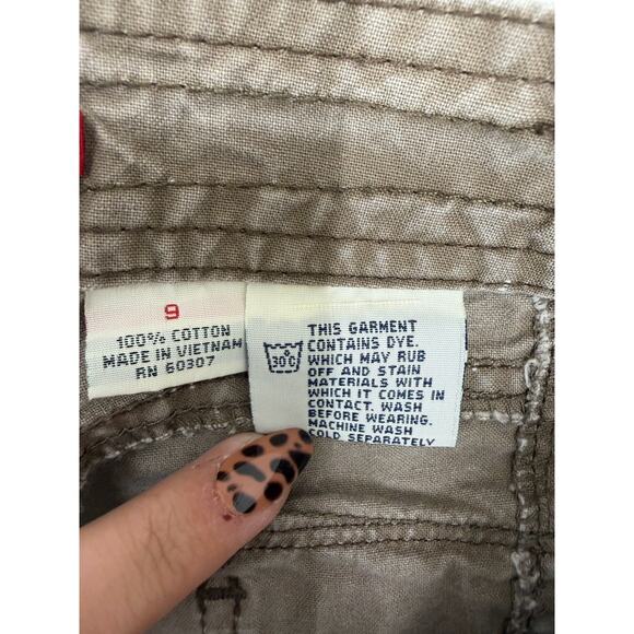 Union Bay Juniors Capris Size 9 Brown Cargo Capris - Picture 5 of 11